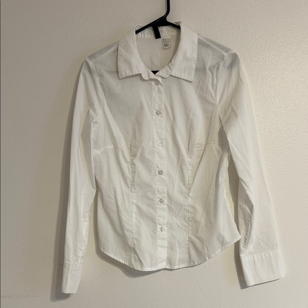 H&M Divided Crisp White Shirt